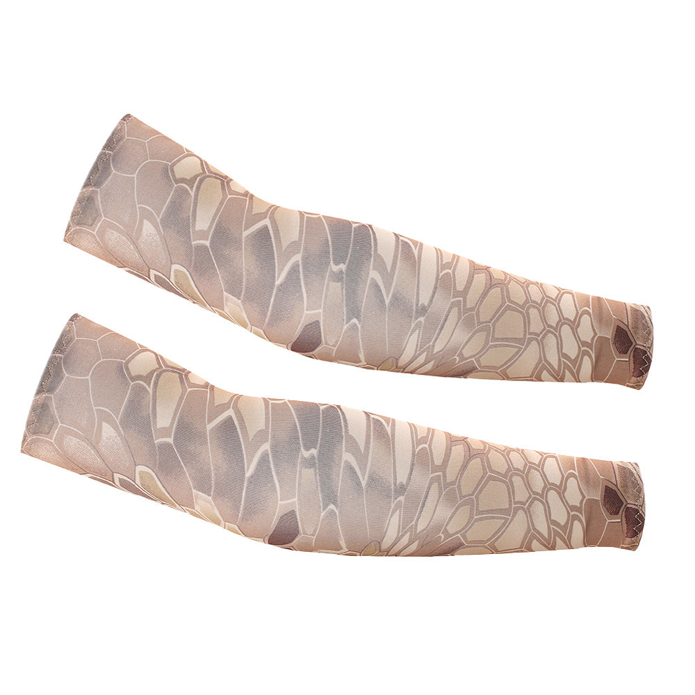 Cool Ice Silk UV Protection Arm Sleeves for Sports