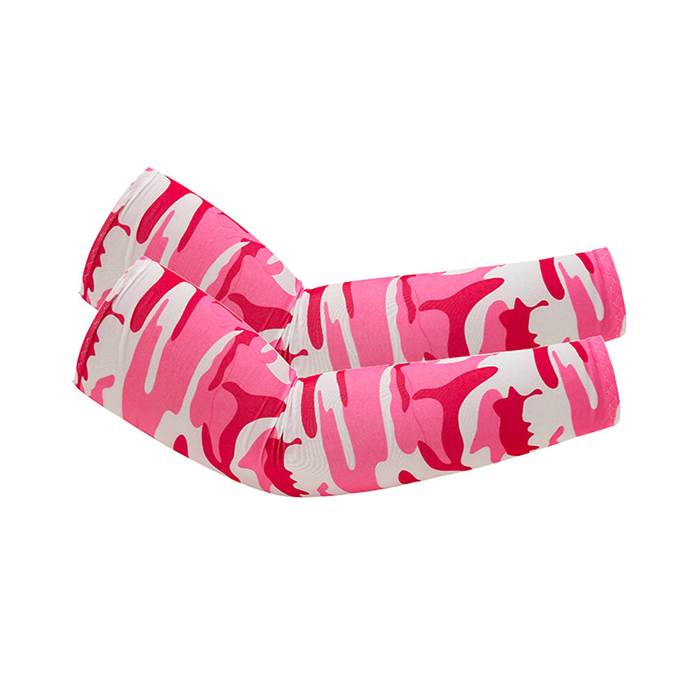 Cool Ice Silk UV Protection Arm Sleeves for Sports